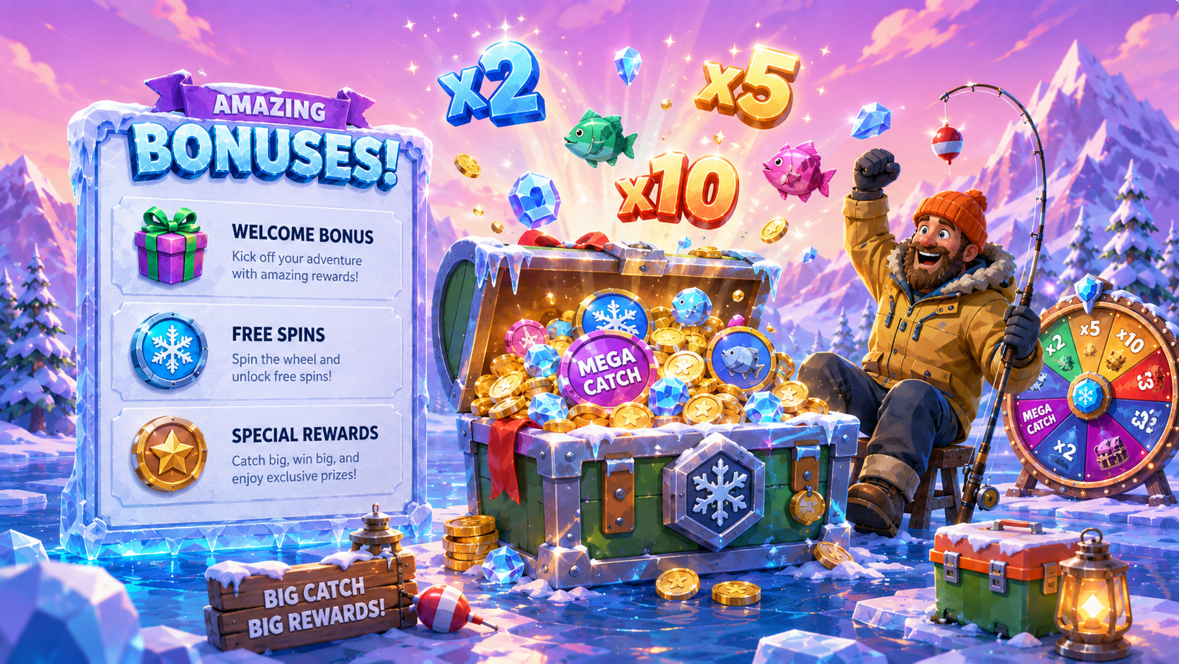 Fishing Time welcome bonus